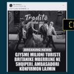 Parashikimi për numrin e turistëve britanikë në Shqipëri, paraqitet si çështje e kryer