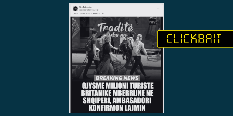 Parashikimi për numrin e turistëve britanikë në Shqipëri, paraqitet si çështje e kryer