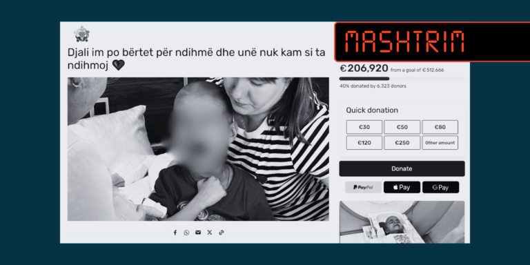 Publikohet thirrje e rreme për donacion lidhur me shërimin e një fëmije
