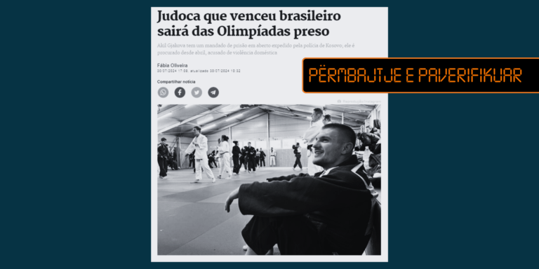 Mediumi brazilian pretendon pasaktë se Akil Gjakova rrezikon të arrestohet pas kthimit në Kosovë
