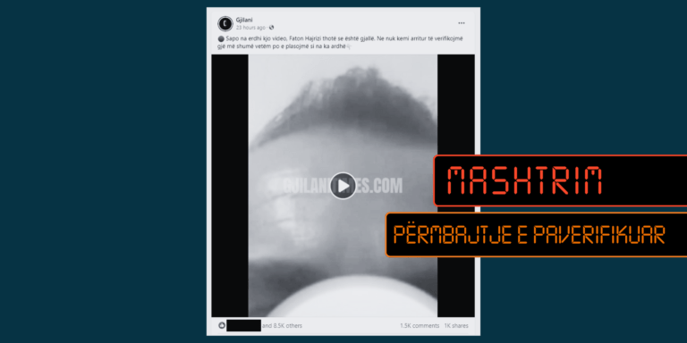 Video e vjetër e Faton Hajrizit shfaqet si aktuale me pretendimin se ai është i gjallë