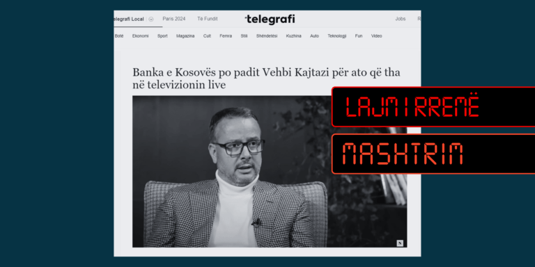 Publikohet lajm i rremë dhe mashtrim për qëllime financiare duke keqpërdorur emrin e mediumit “Telegrafi.com” dhe gazetarit Vehbi Kajtazi