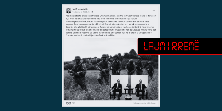 Macron nuk ka thënë se do t’i tërheqë trupat franceze të KFOR-it nëse Kosova insiston ta hapë Urën e Ibrit