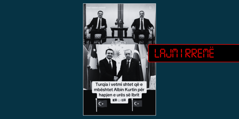Pretendohet rrejshëm se Turqia e mbështet Kurtin për hapjen e Urës së Ibrit