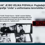 Mediumi në gjuhën serbe pretendon rrejshëm se civilët e vrarë në Masakrën e Reçakut kanë qenë ushtarë të UÇK-së