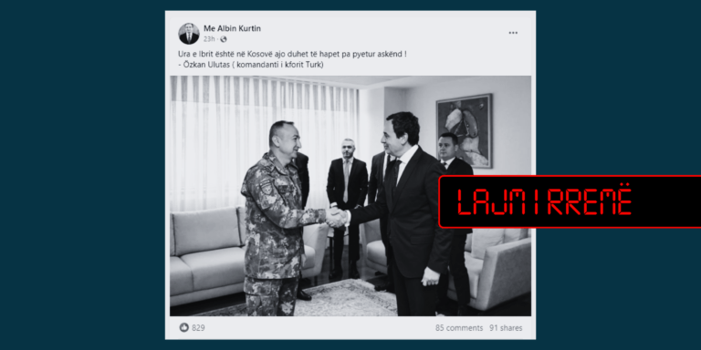 Komandanti i KFOR-it nuk ka thënë se “Ura e Ibrit është në Kosovë ajo duhet të hapet pa pyetur askënd”