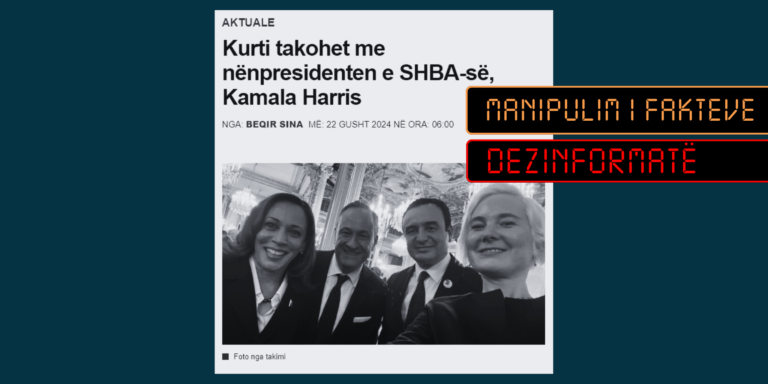 Kurti nuk u takua me Harrisin gjatë vizitës së fundit në SHBA