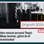 Në titull s’tregohet se bëhet fjalë për letër të vitit 2019