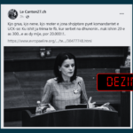 Pretendohet rrejshëm se Vasfije Krasniqi-Goodman ka kërkuar llogari nga komandantët e UÇK-së, për atë që i ndodhi në luftën e fundit në Kosovë