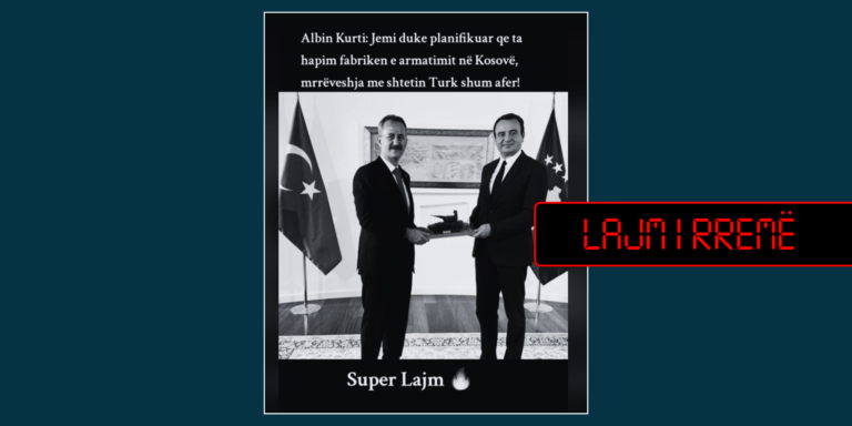 Kurti nuk ka thënë se Kosova po planifikon ta hapë fabrikën e armatimit