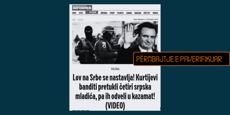 I paverifikuar pretendimi se janë keqtrajtuar serbët e arrestuar në veri