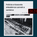 False claim that weapons destroyed by Kosovo Police belonged to Serbs