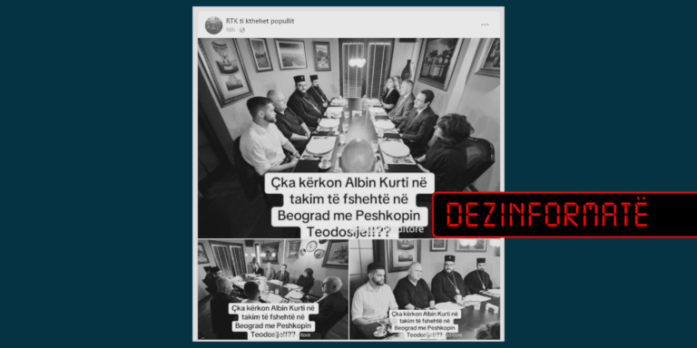 Kurti s’u takua me Teodosijen në Beograd, por me mitropolitin ortodoks të Malit të Zi në Prishtinë