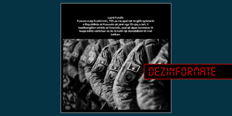FSK-ja nuk u ka bërë thirrje të gjithë qytetarëve mbi 18 vjeç për t’iu bashkuar ushtrisë si pasojë e tensioneve në Ballkan