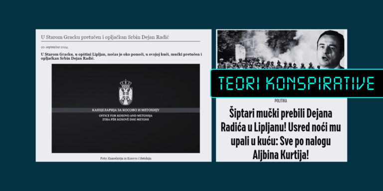 Pretendohet pa fakte se sulmi ndaj një serbi u krye nga shqipfolës për motive etnike, si pasojë e politikave të Kurtit
