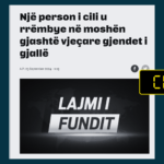 Titulli përgjithësues nuk e qartëson se lajmi ka ndodhur në ShBA