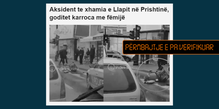 Ishte rrahje mes disa personave dhe jo goditje e karrocës me fëmijë