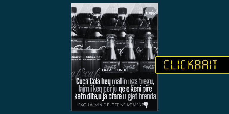 Postimet nuk tregojnë se tërheqja e disa shisheve të Coca Colas nga tregu ka të bëjë me Austrinë