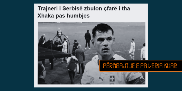 Përzgjedhësi i Serbisë ka folur për Yakinin dhe jo Xhakën