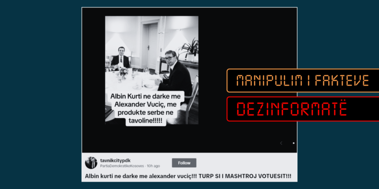 Manipulohet fotografia, në tavolinë ishte edhe Lajçak