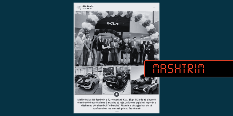 KIA nuk do t’i dhurojë tri vetura për nder të 72-vjetorit, përmbajtja është mashtruese