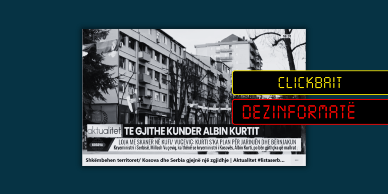 Titull i pabazuar në fakte, nuk ndërlidhet as me përmbajtjen