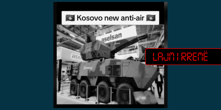 Kosova nuk është furnizuar me pajisjet ushtarake me sistem të mbrojtjes ajrore “KORKUT 8×8”