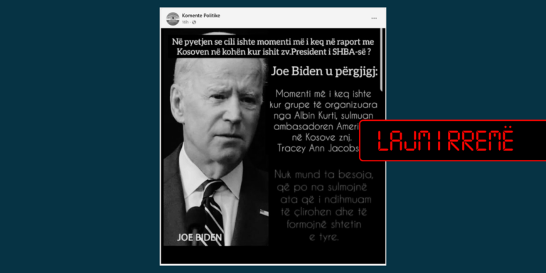 Biden nuk ka dhënë komente publike për sulmin ndaj ish-ambasadores Tracey Ann Jacbson