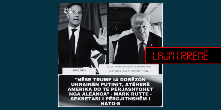 Sekretari i NATO-s nuk e ka kërcënuar ShBA-në me përjashtim nga aleanca