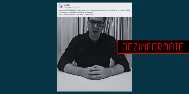 Vuçiq nuk ka falenderuar LDK-në që mbështeti Serbinë për afrim me ShBA-në