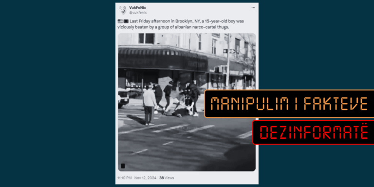 Pretendim i pabazë se disa persona të komunitetit shqiptar sulmojnë një tjetër person në New York