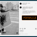 Videoja nuk paraqet valëvitjen e flamurit shqiptar në Beograd, por në Budapest