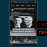 Pretendim i rremë se Aeroporti i Prishtinës ka njoftuar për pritjen e Thaçit dhe Veselit