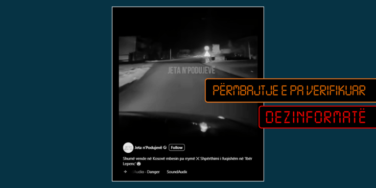 Pretendohet rrejshëm se shkaku i shpërthimit të kanalit të ujit në “Ibër-Lepenc” disa vende në Kosovë kanë mbetur pa energji elektrike