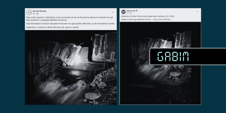 Shpërthimi në kanalin e ujit të Ibër-Lepencit u raportua gabimisht si dëmtim i digës