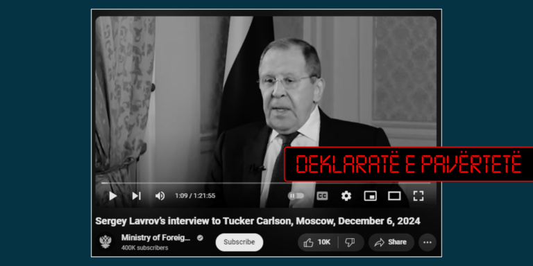 Ministri i Jashtëm rus vazhdon ta krahasojë pa bazë Kosovën me Krimenë