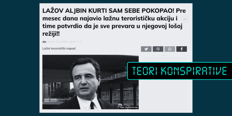 Konspirohet se shpërthimi në Zubin Potok ka qenë “mashtrim nën skenarin” e Kurtit