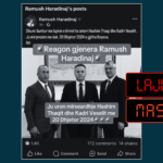Pretendohet rrejshëm për lirimin e Thaçit dhe Veselit, me anë të një postimi të manipuluar të Haradinajt në Facebook