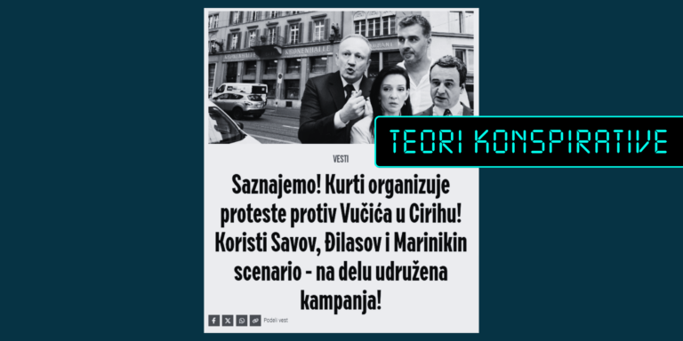 Mediat në serbisht pretendojnë pa fakte se Kurti po organizon protestë në Cyrih kundër Vuçiqit