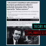 Deklarata të pabaza se shpërthimi në Zubin Potok është inskenuar