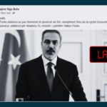 Pretendohet rrejshëm se ministri turk ka paralajmëruar njohjen e Kosovës nga Siria