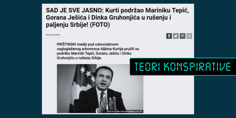 Raportimi i mediave kosovare për protestat në Serbi paraqitet pa fakte si përkrahje e “mediave të Kurtit” për shkatërrimin e shtetit serb
