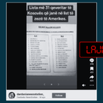ShBA nuk ka publikuar asnjë listë të zezë për zyrtarët kosovarë në vitet e fundit