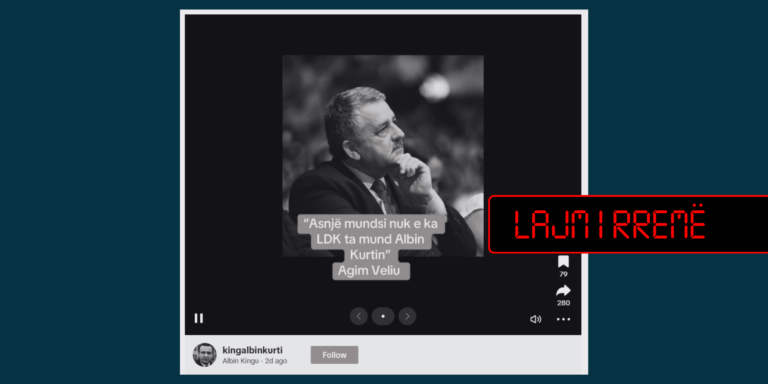 Agim Veliu nuk ka thënë se LDK nuk e ka asnjë mundësi përballë Kurtit