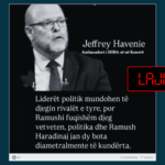 Pretendohet rrejshëm se Hovenier ka kritikuar Haradinajn