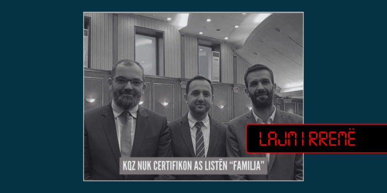 Pretendim i rremë se KQZ-ja nuk e ka certifikuar koalicionin “Lista për Familjen”