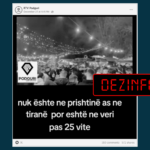 Pamjet nga Mitrovica e Jugut paraqiten rrejshëm si pamje festive nga komunat veriore me shumicë serbe