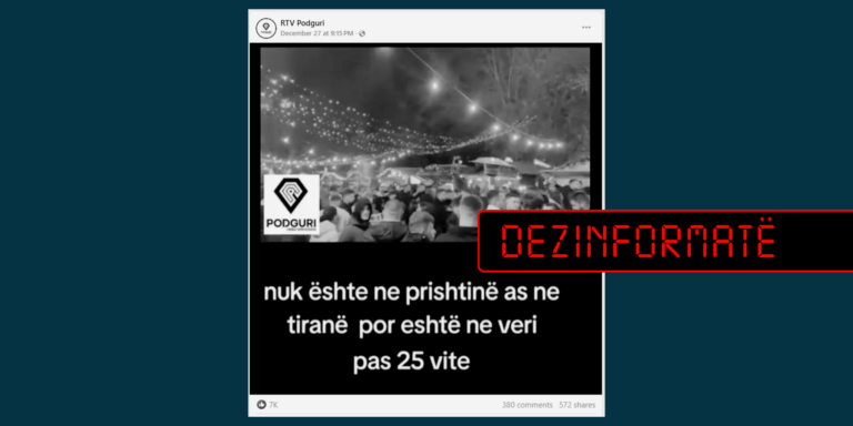 Pamjet nga Mitrovica e Jugut paraqiten rrejshëm si pamje festive nga komunat veriore me shumicë serbe