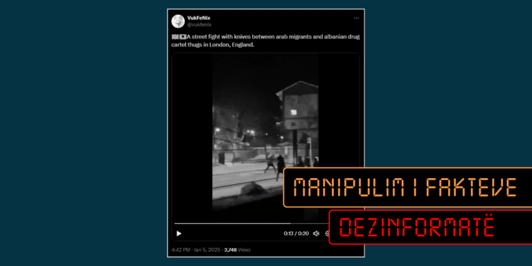 Pretendim i pabazuar për përfshirjen e shqiptarëve në një përleshje në Londër