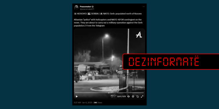 Pretendim i rremë se Policia dhe KFOR-i po bëhen gati për operacion ushtarak kundër popullatës serbe në veri